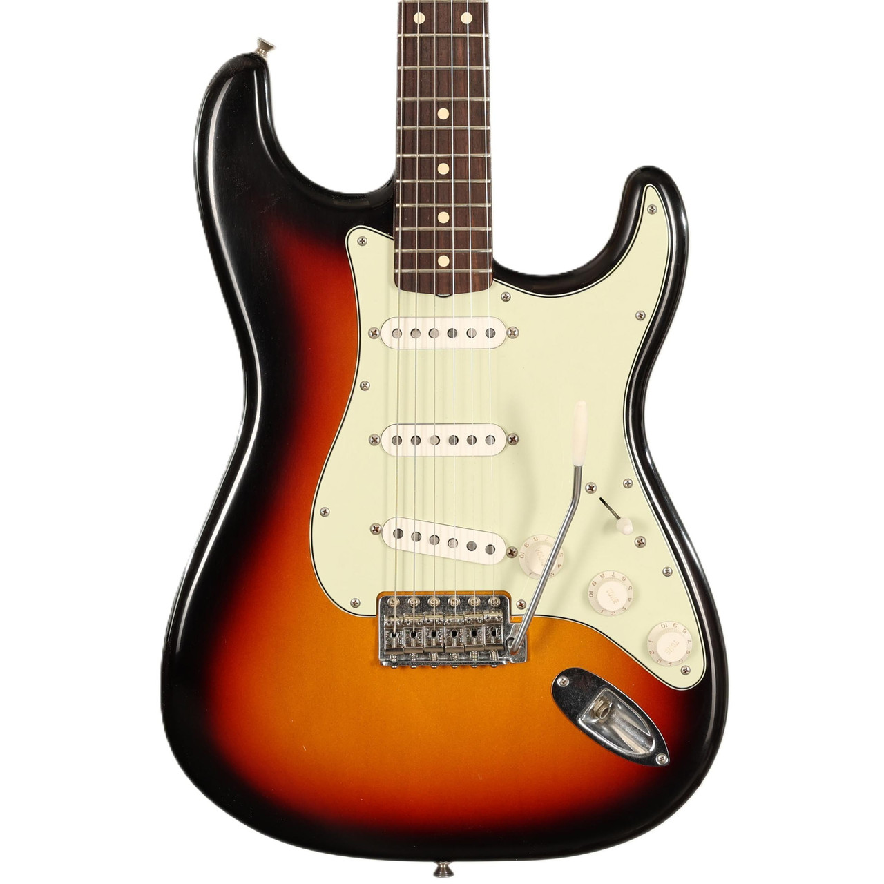 Fender FSR Road Worn '60s Stratocaster in Three Colour Sunburst